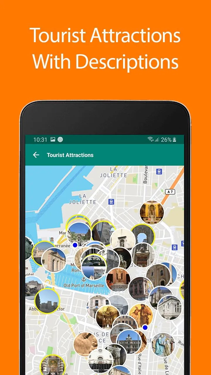 Marseille Offline Map and Trav | Indus Appstore | Screenshot