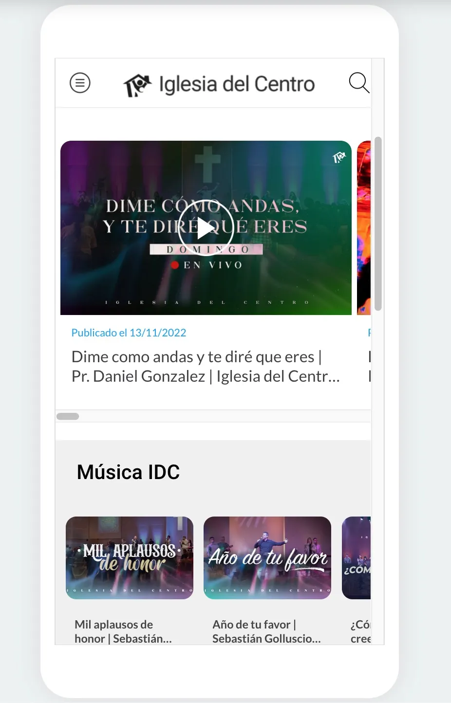 IGLESIA DEL CENTRO | Indus Appstore | Screenshot