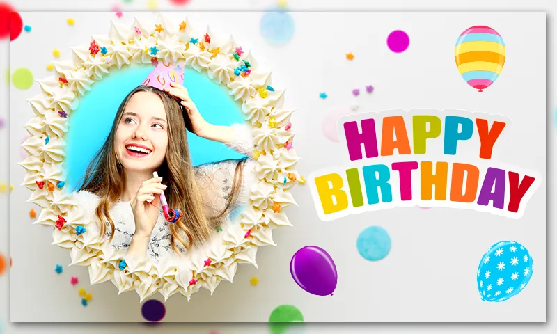 Birthday Photo Frames | Indus Appstore | Screenshot