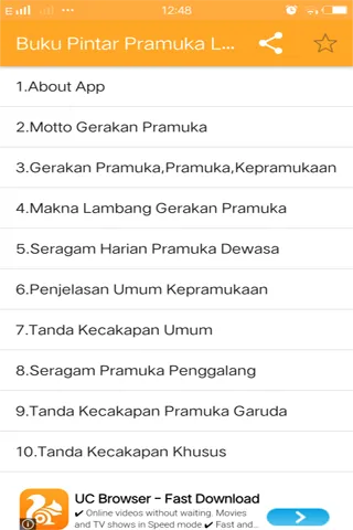 Buku Pintar Pramuka Lengkap | Indus Appstore | Screenshot