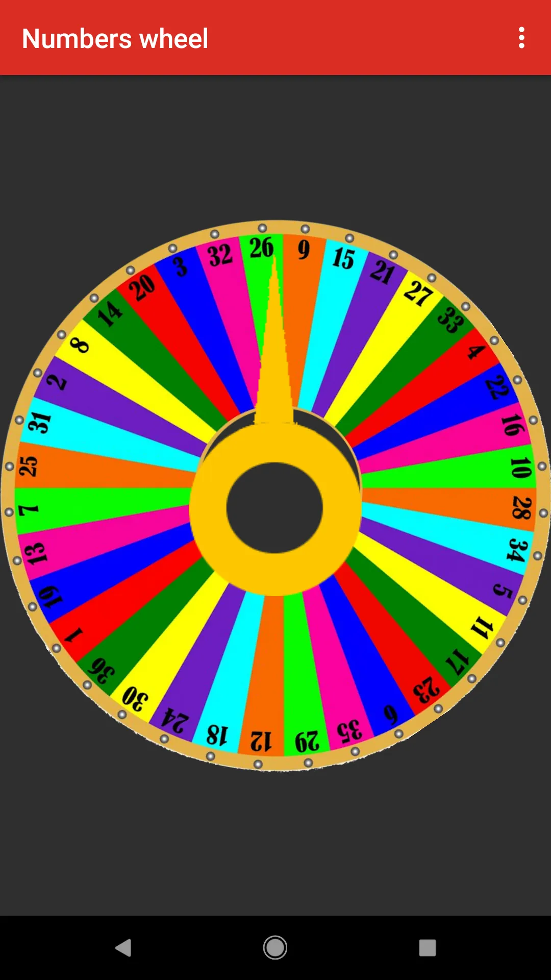 Roulette Wheel | Indus Appstore | Screenshot