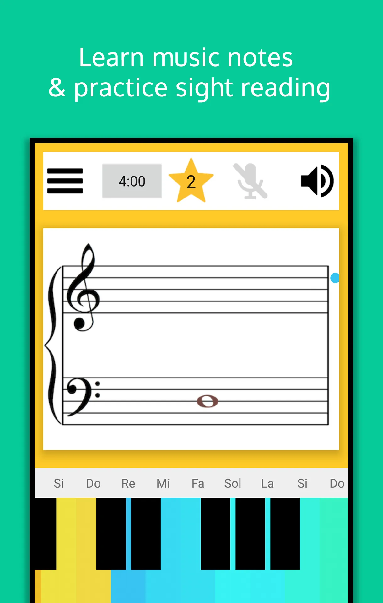 Learn Music Notes Sight Read | Indus Appstore | Screenshot