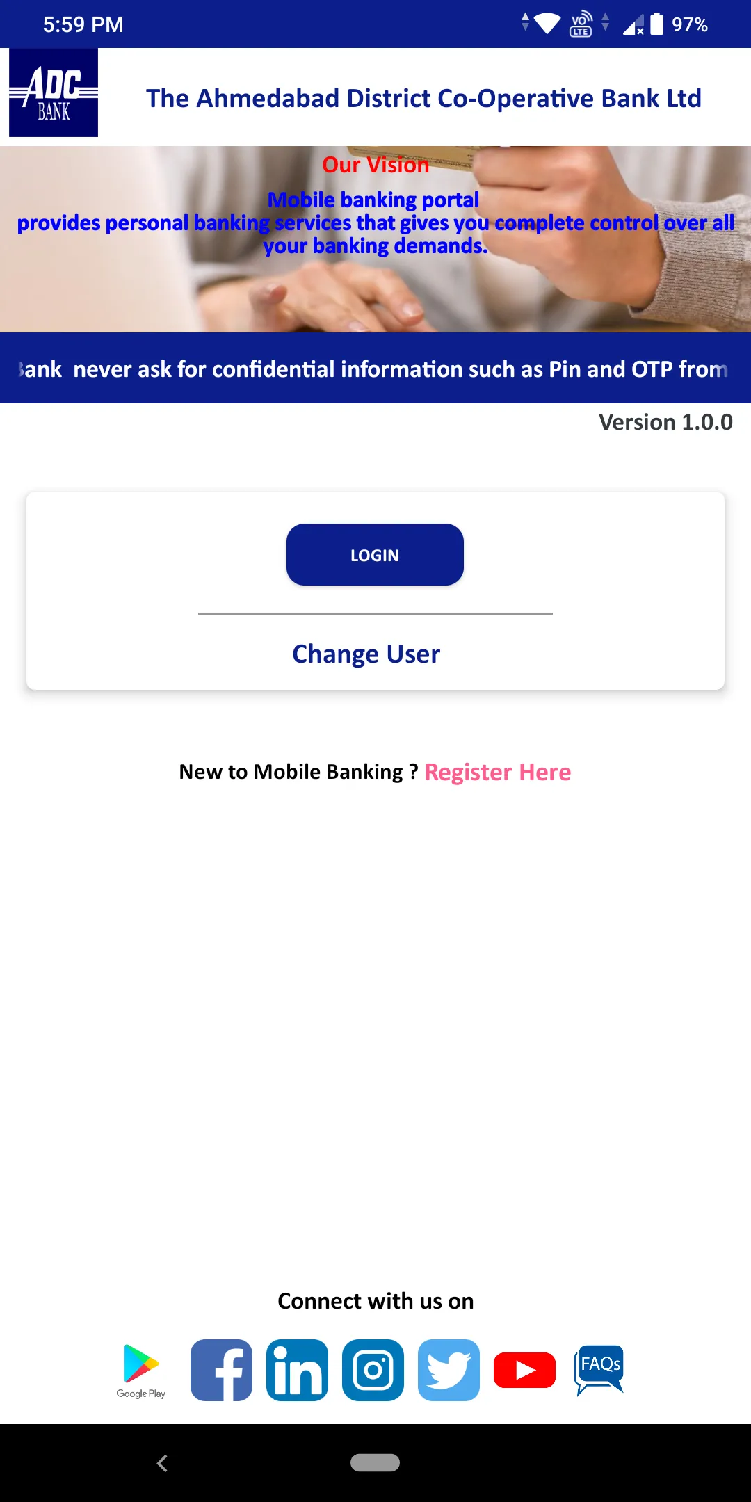 ADCB  mBanking | Indus Appstore | Screenshot