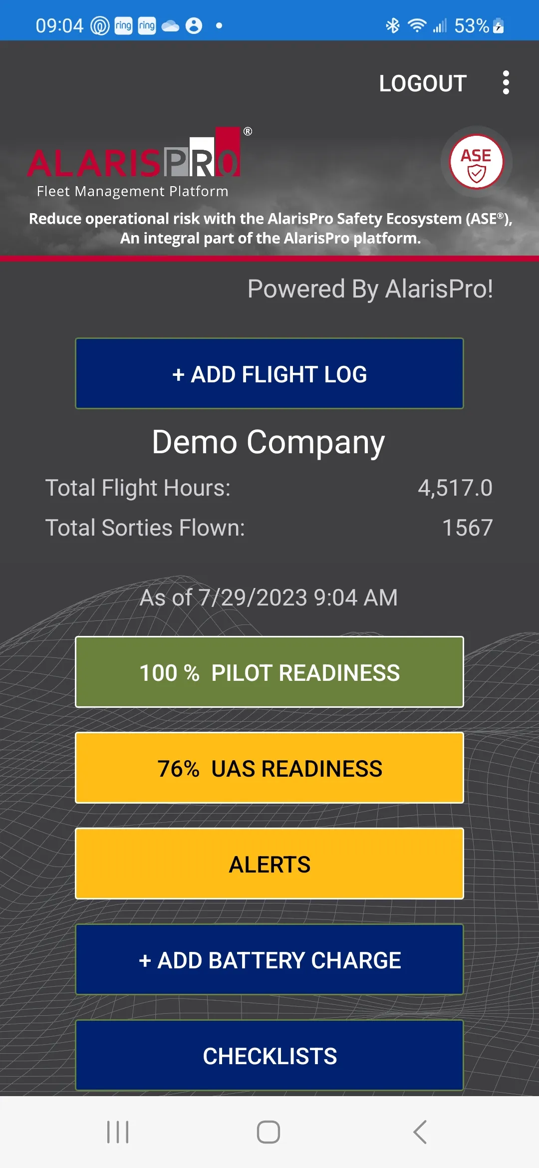 AlarisPro Field Ops | Indus Appstore | Screenshot