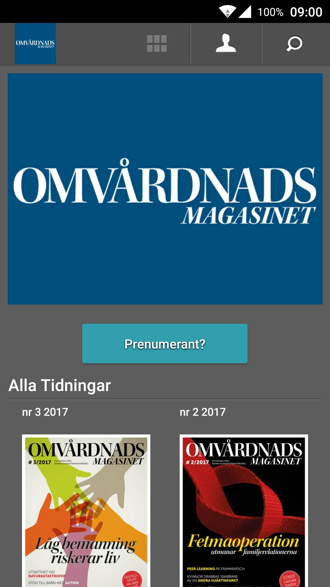 Omvårdnadsmagasinet | Indus Appstore | Screenshot