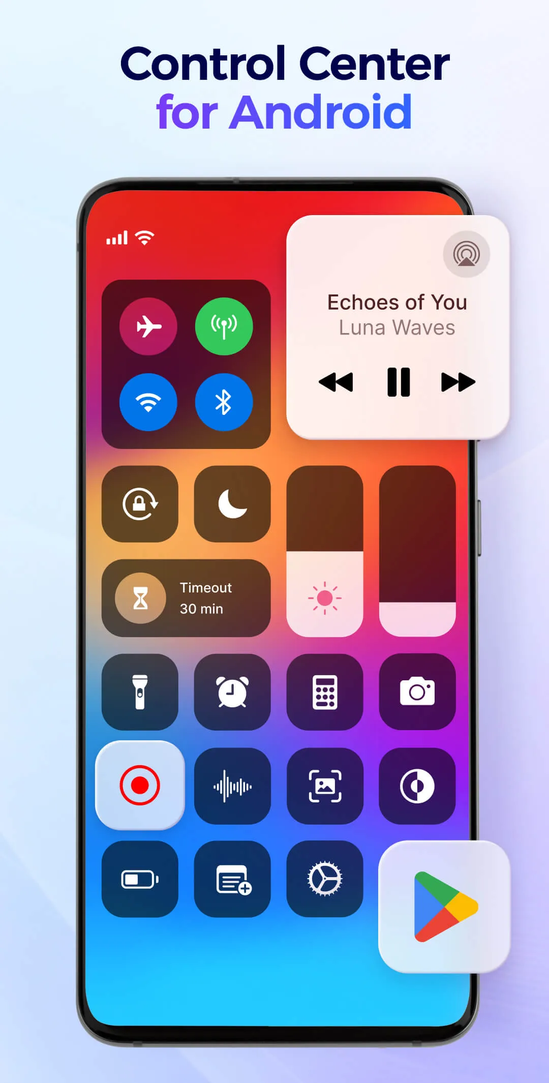 Control Center - Control Panel | Indus Appstore | Screenshot