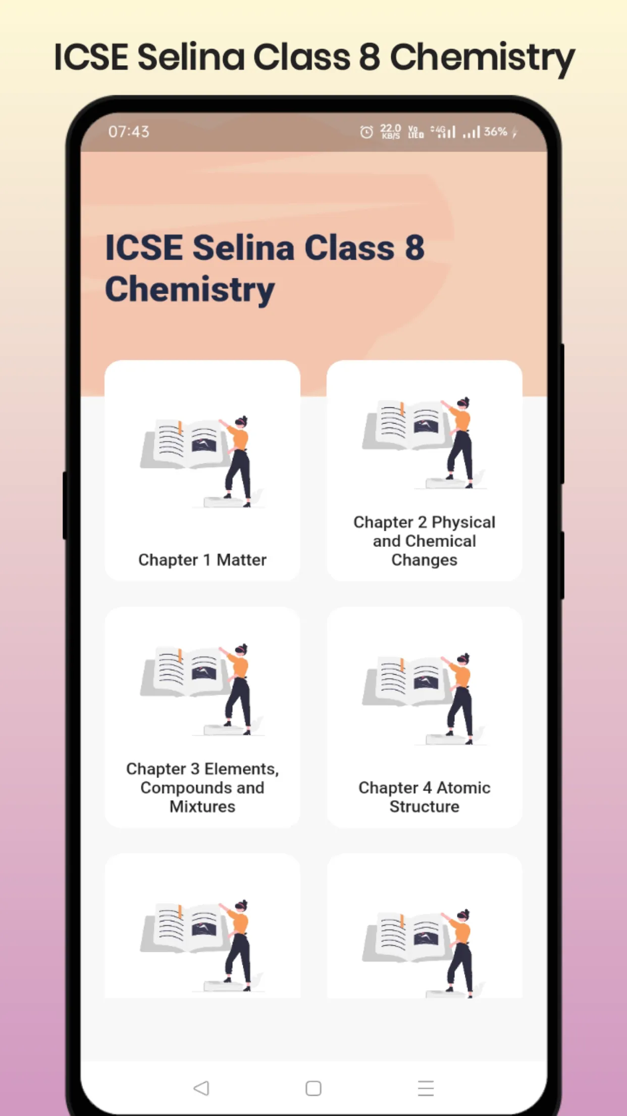 ICSE Selina Class 8 Chemistry | Indus Appstore | Screenshot