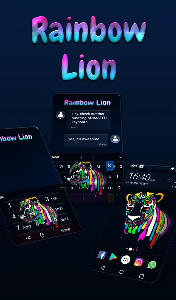 Rainbow Lion Wallpaper | Indus Appstore | Screenshot