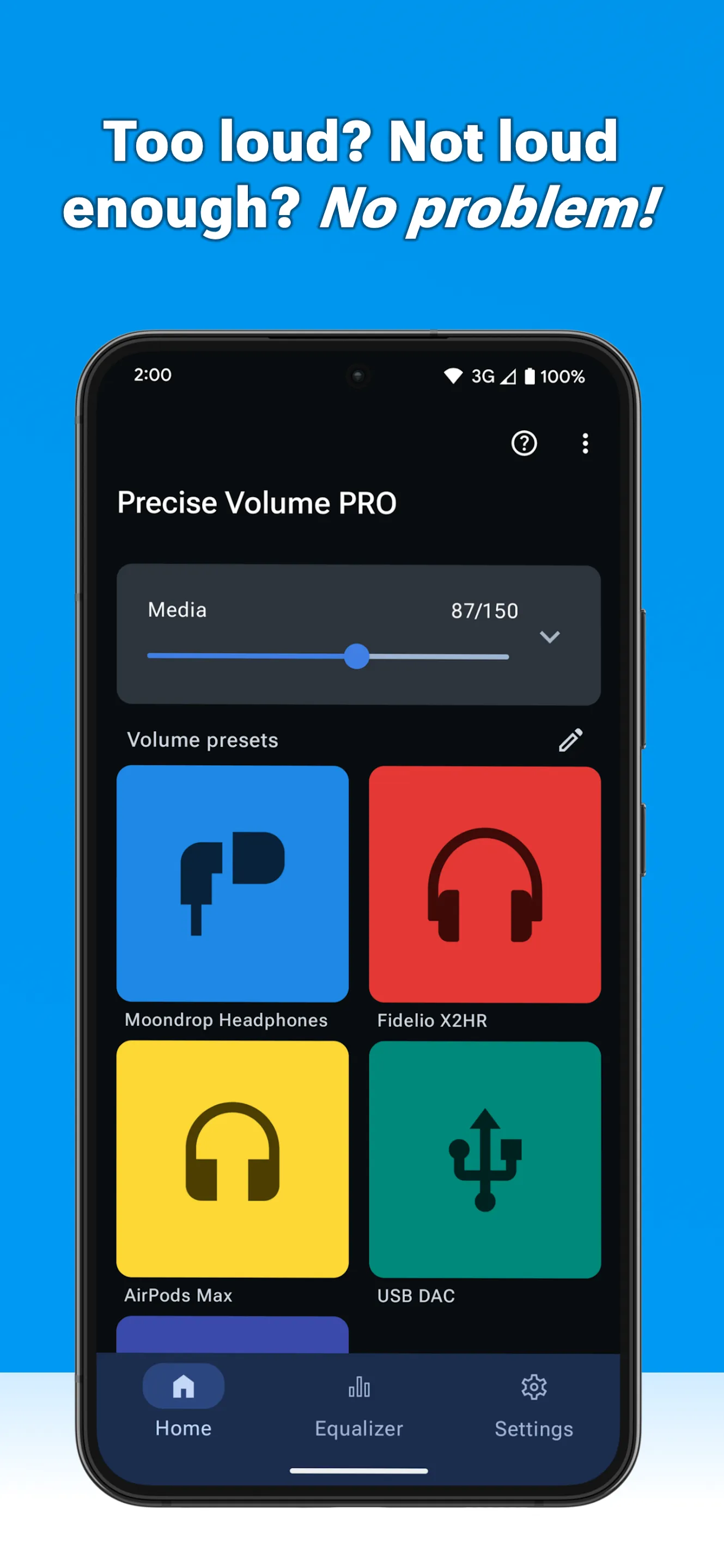 Precise Volume 2.0 + Equalizer | Indus Appstore | Screenshot