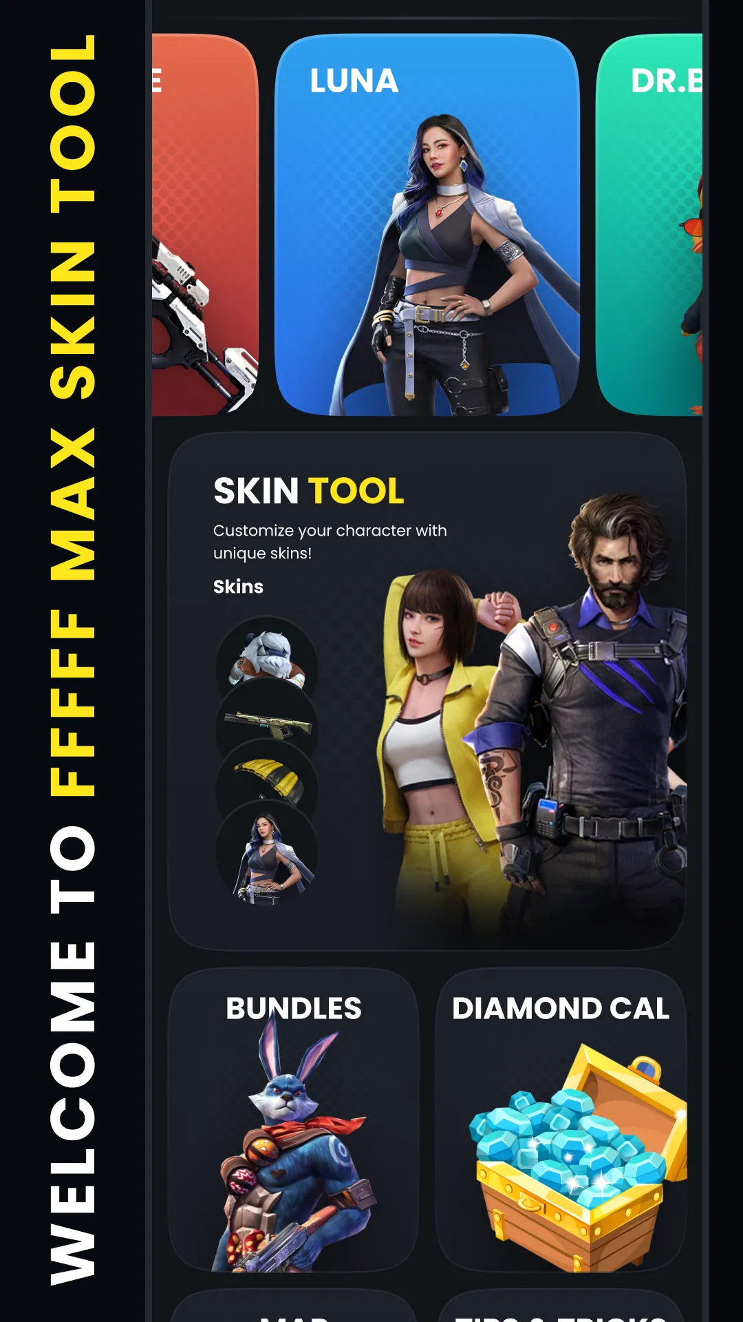 FFFFF Max Skin Tool | Indus Appstore | Screenshot