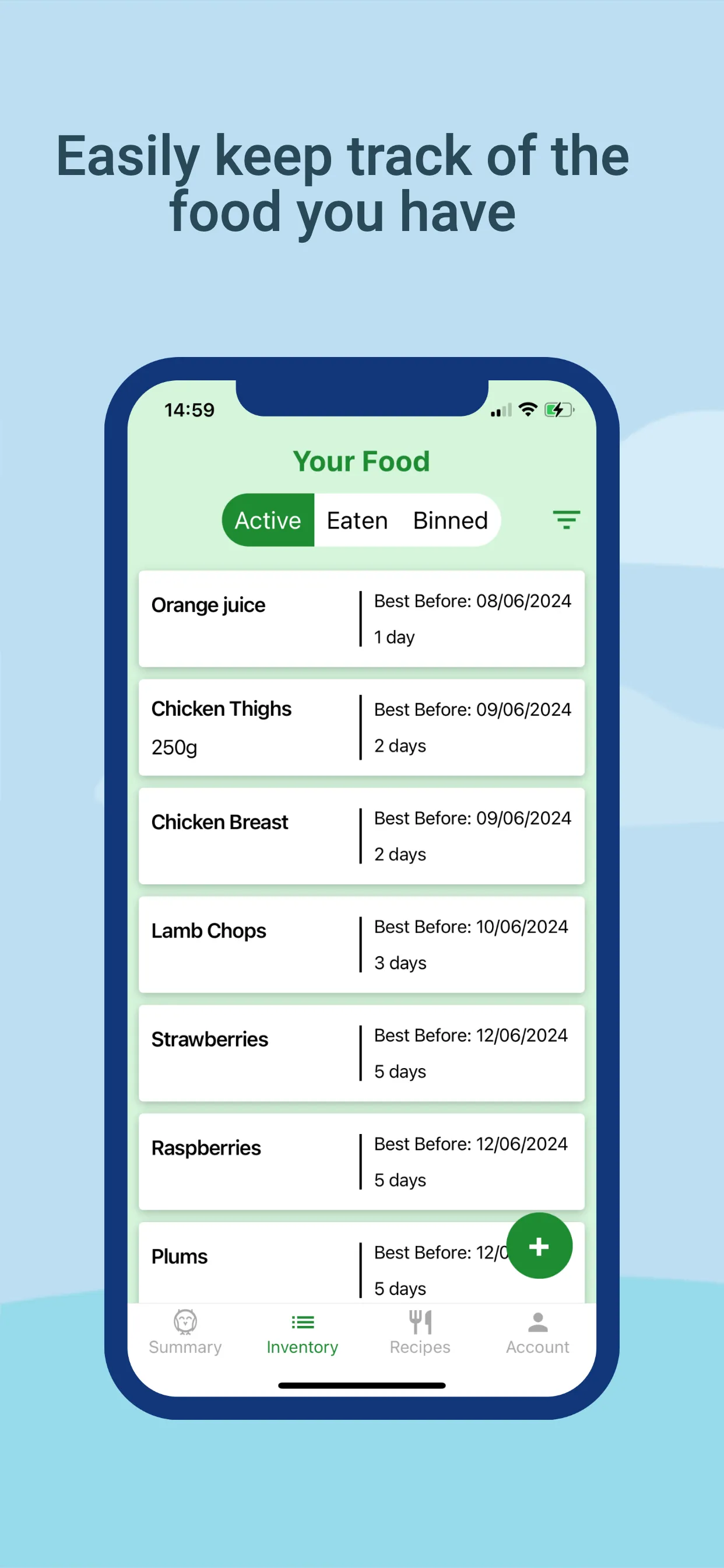 FoodWise - Your Food Inventory | Indus Appstore | Screenshot