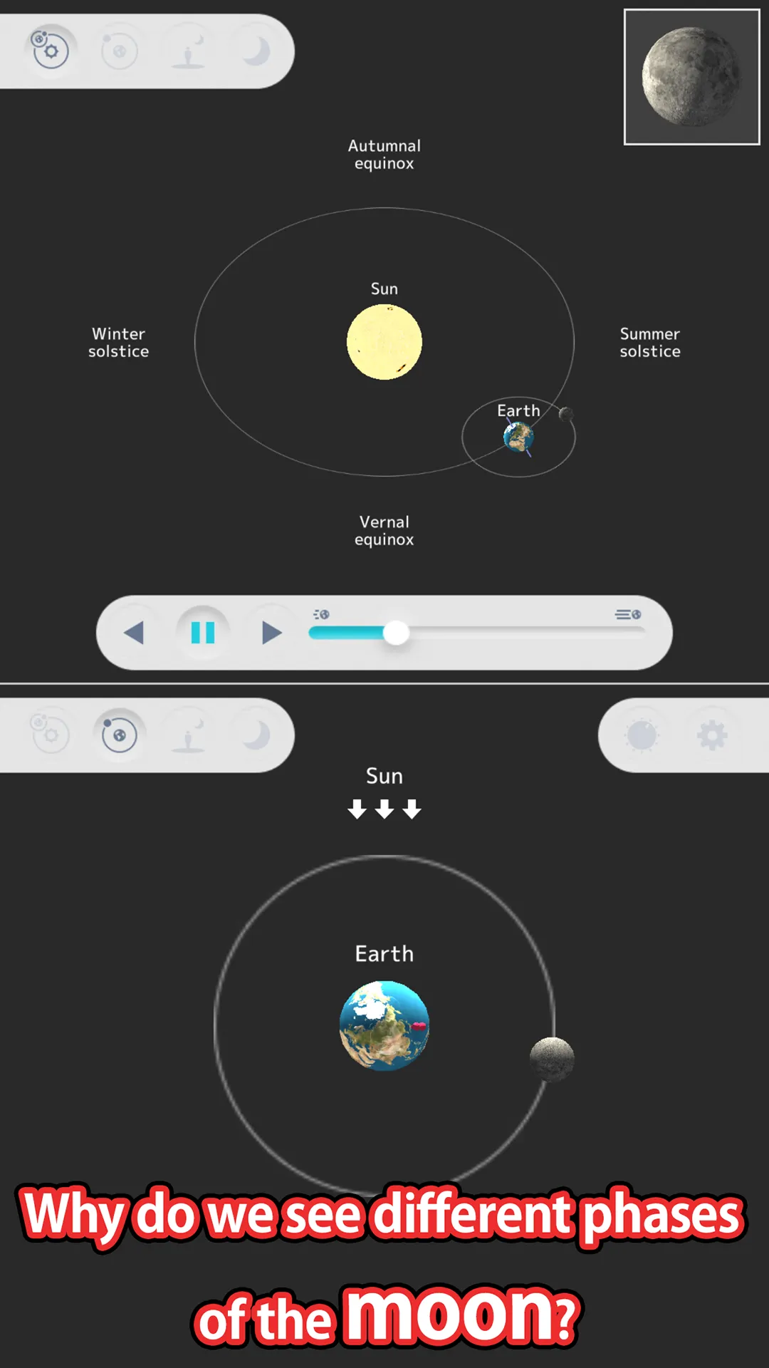 Moon phases assist | Indus Appstore | Screenshot