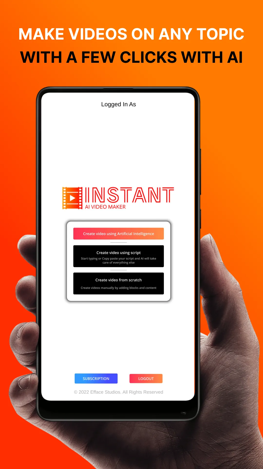 Instant - AI Video Maker | Indus Appstore | Screenshot