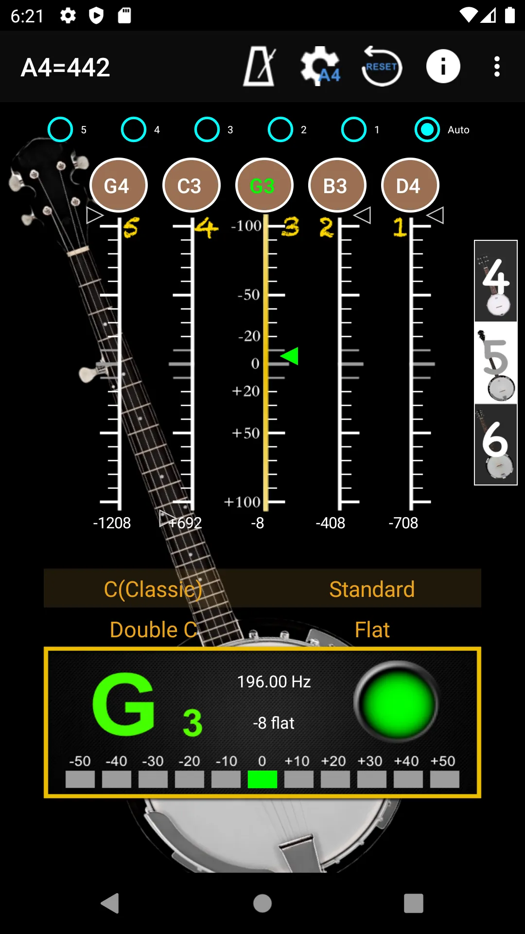 BanjoTuner-Tuner Banjo Guitar | Indus Appstore | Screenshot