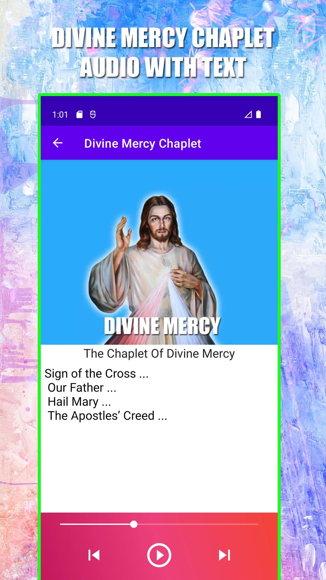 Chaplet Of Divine Mercy Audio | Indus Appstore | Screenshot