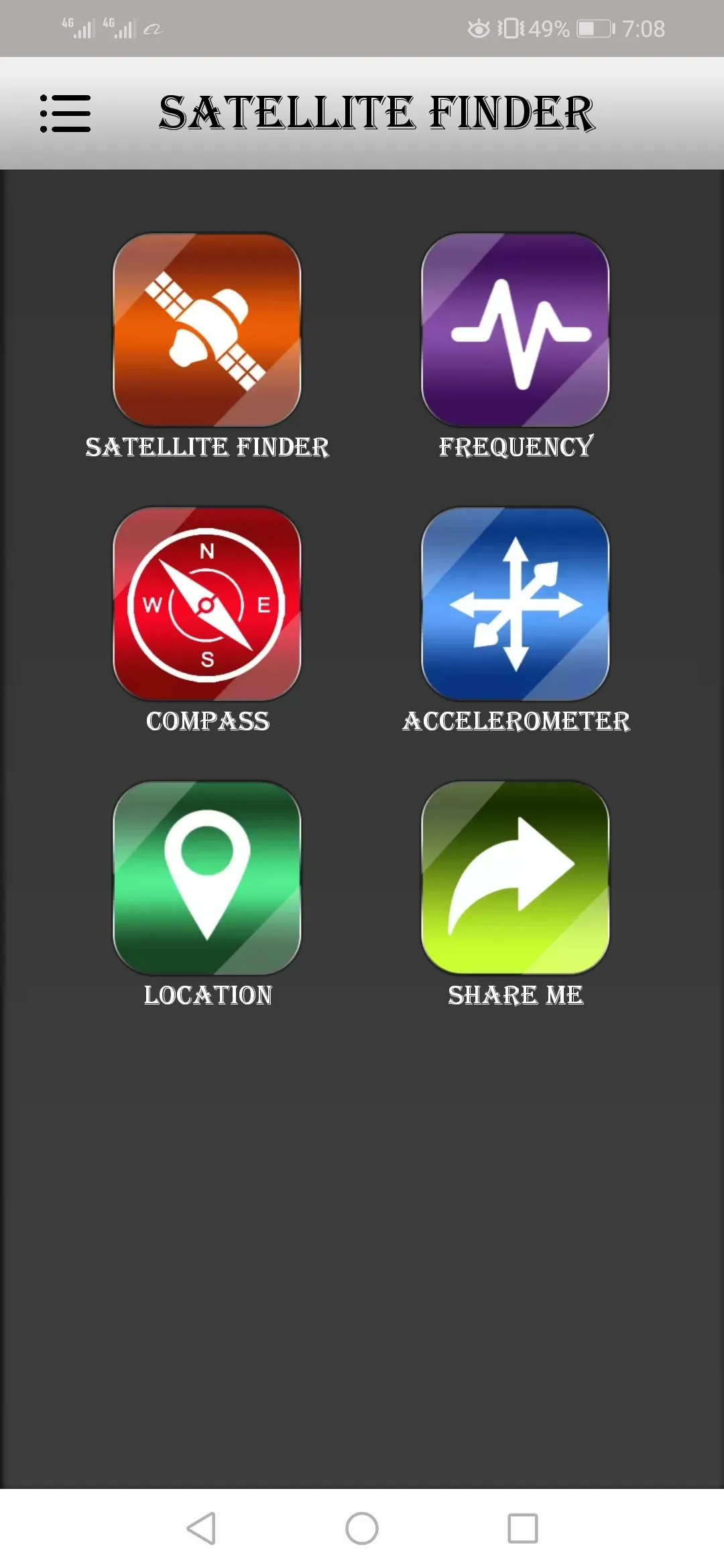 Satellite Finder App | Indus Appstore | Screenshot