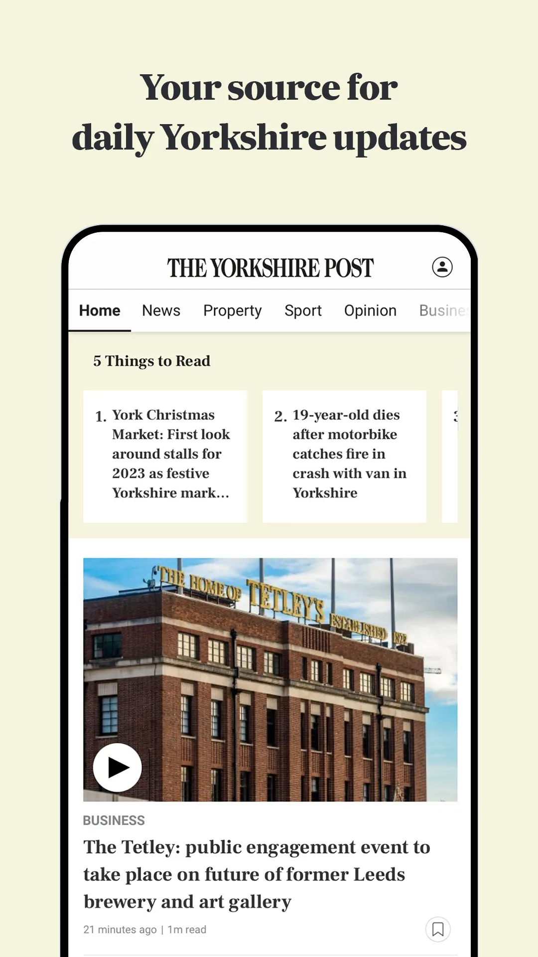 The Yorkshire Post Newspaper | Indus Appstore | Screenshot