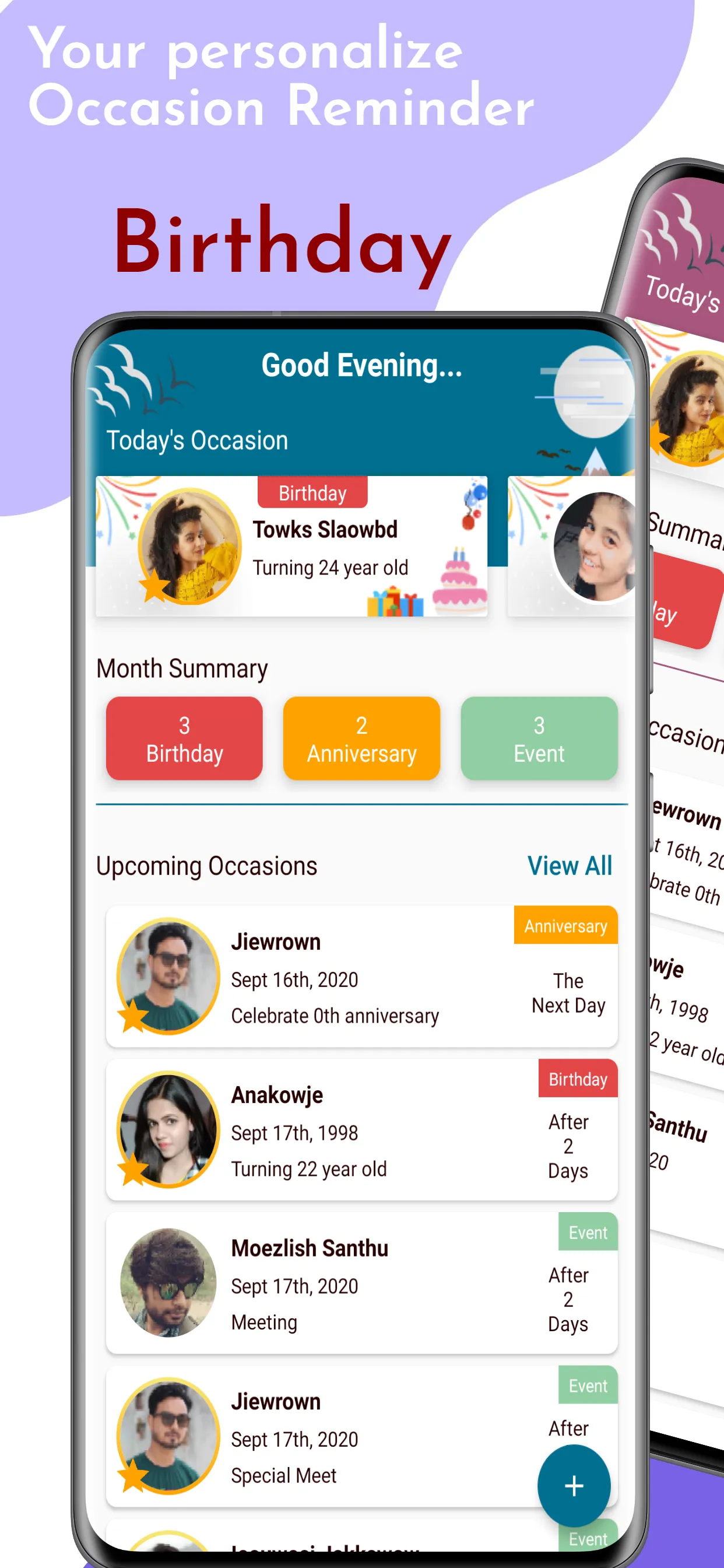 Birthday Anniversary Event Rem | Indus Appstore | Screenshot