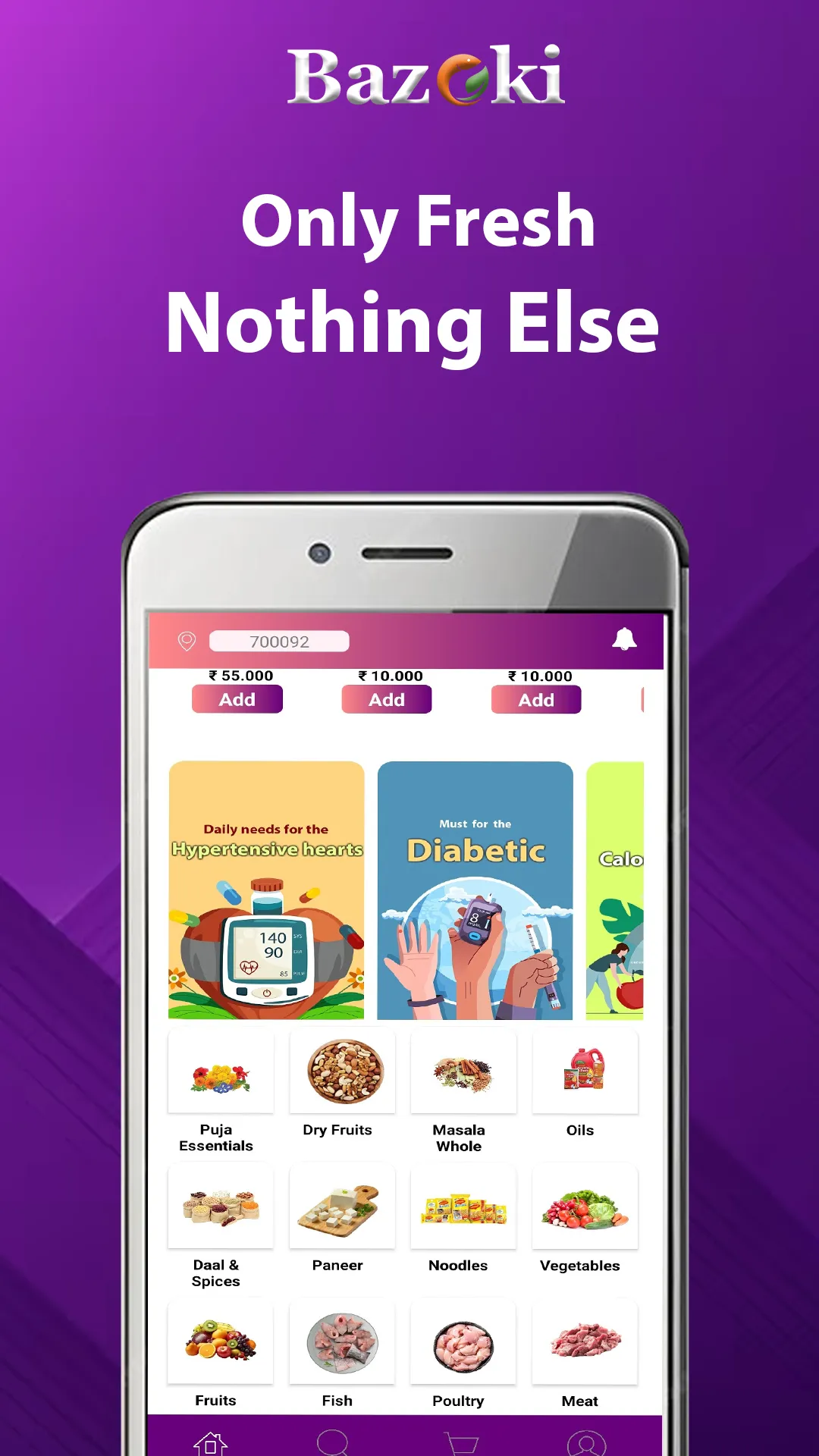 Bazoki: Online Grocery Store | Indus Appstore | Screenshot