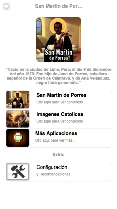 San Martín de Porres | Indus Appstore | Screenshot