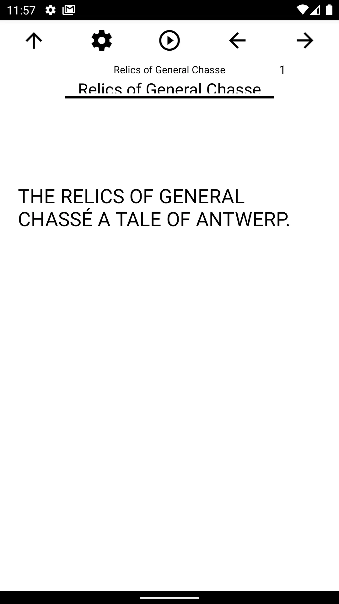 Book, Relics of General Chasse | Indus Appstore | Screenshot