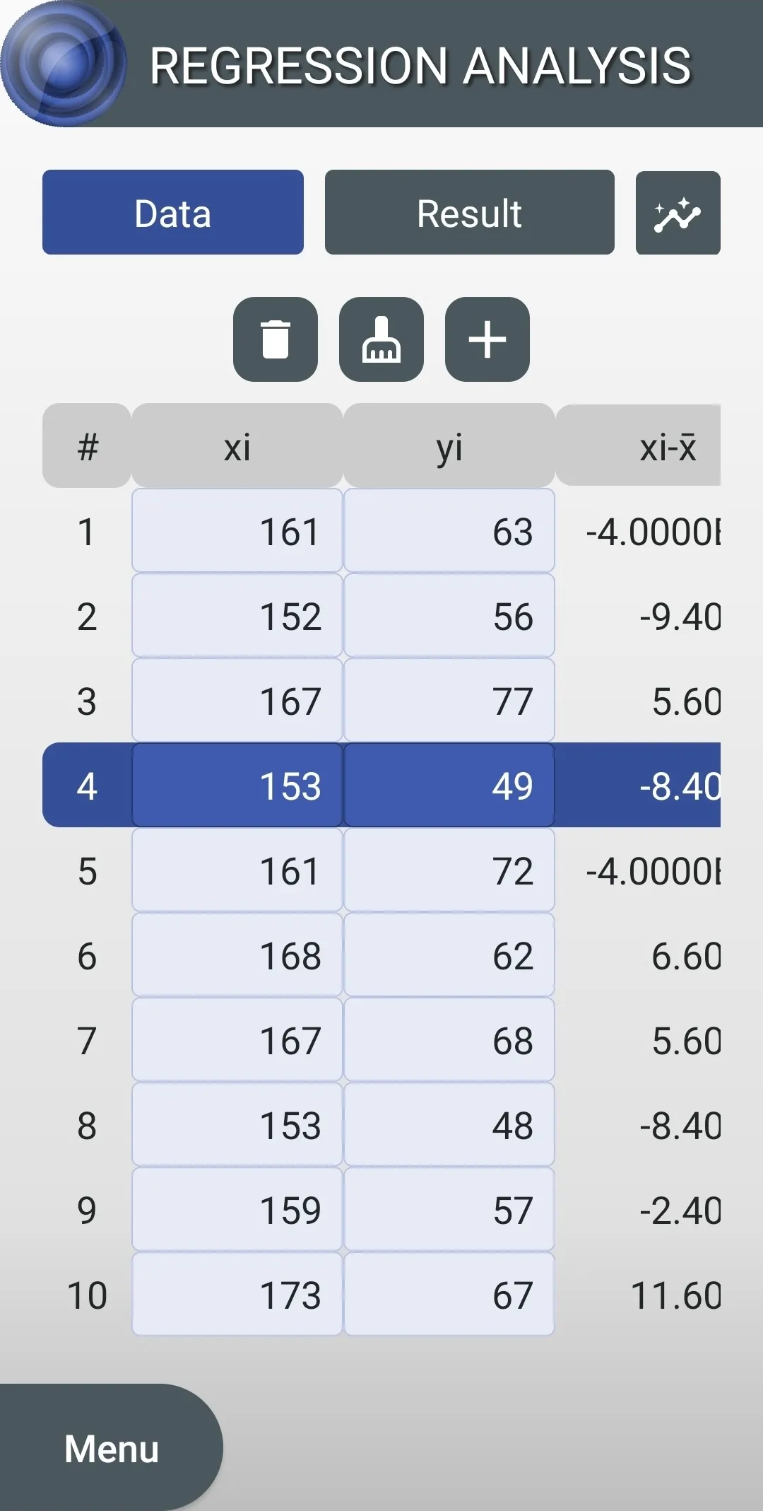 Regression Analysis | Indus Appstore | Screenshot