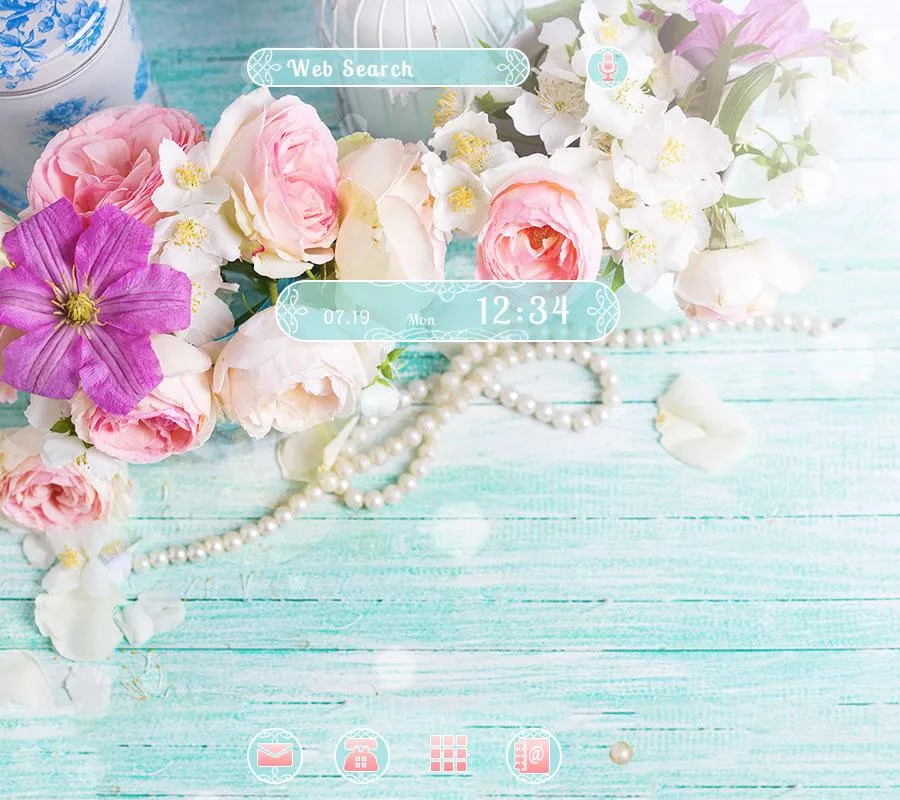 Pastel Floral Theme +HOME | Indus Appstore | Screenshot