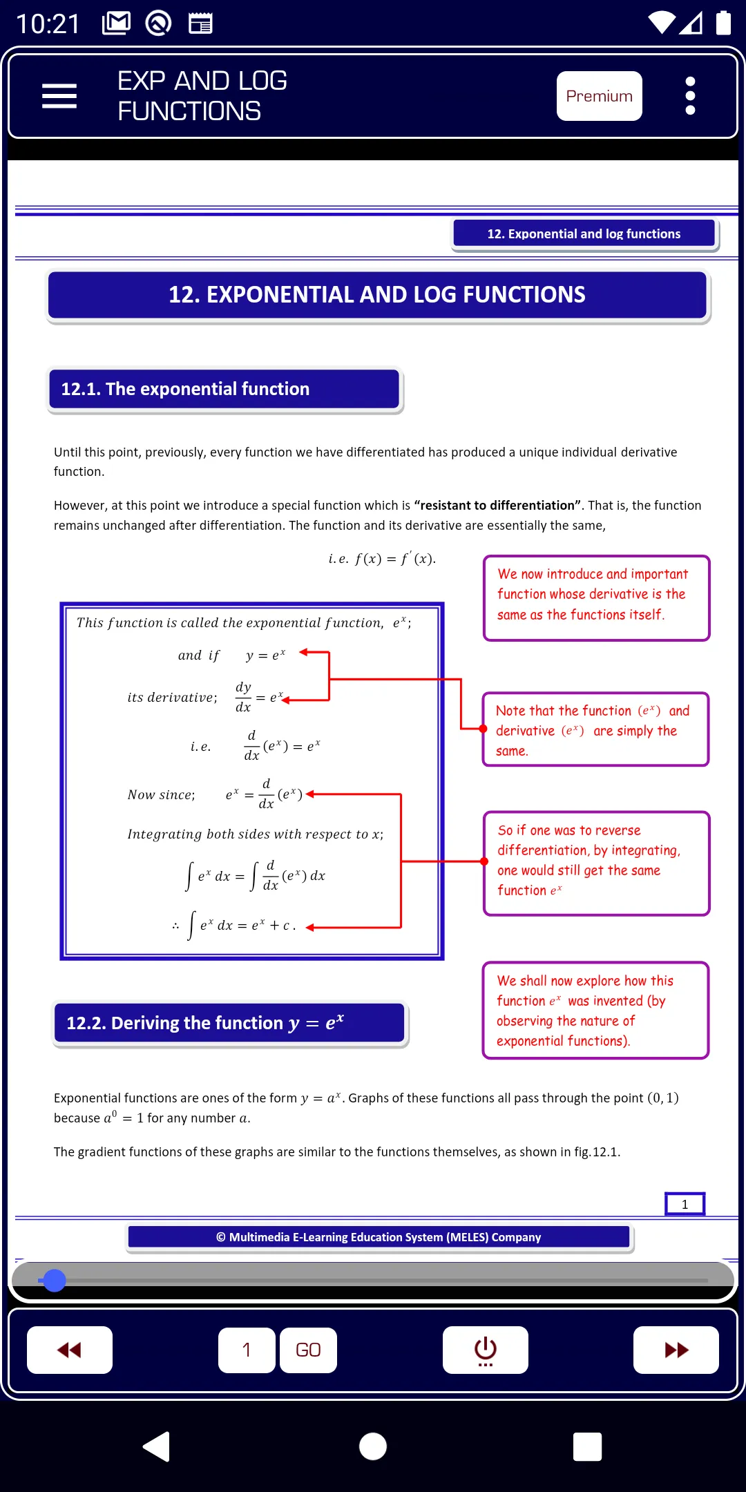 Exponential and Log functions | Indus Appstore | Screenshot