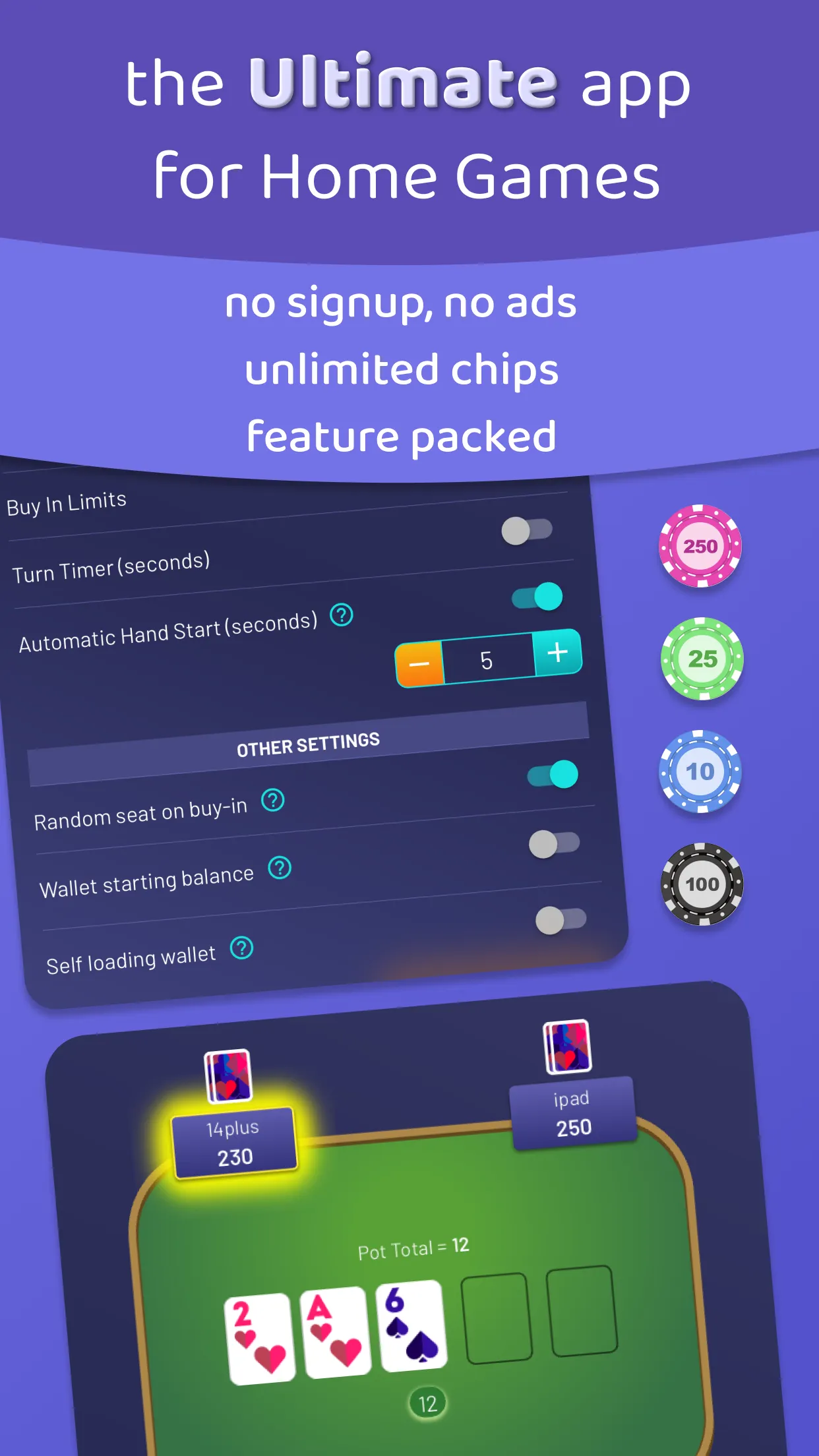 Poker 4 Friends: Chips of Fury | Indus Appstore | Screenshot