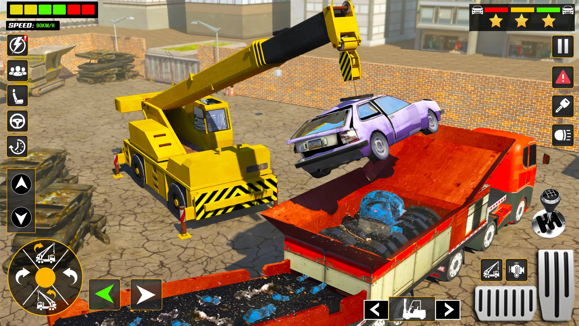 Car Crusher Excavator Games 3d | Indus Appstore | Screenshot