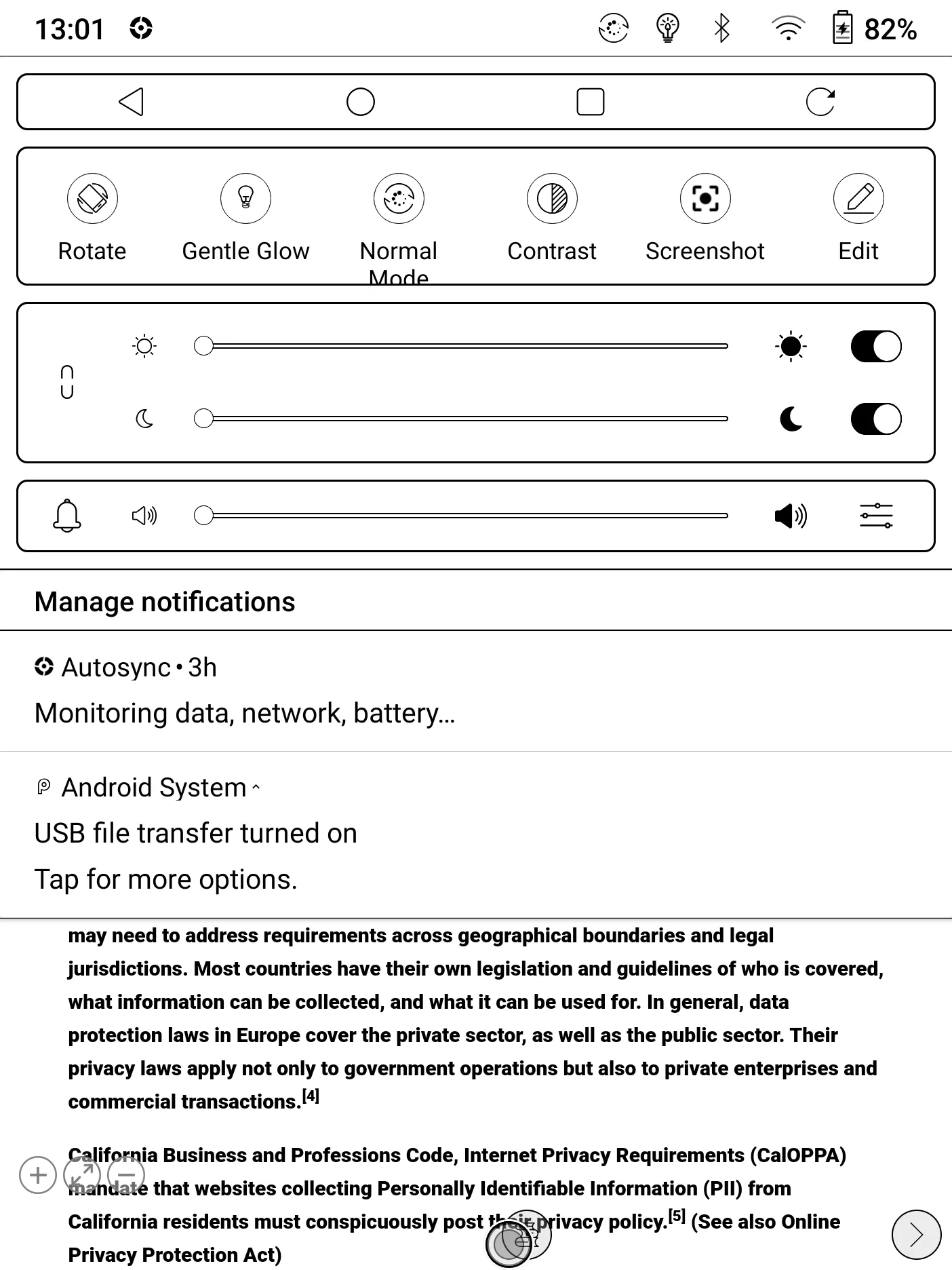 Gentle Glow: Onyx BOOX | Indus Appstore | Screenshot