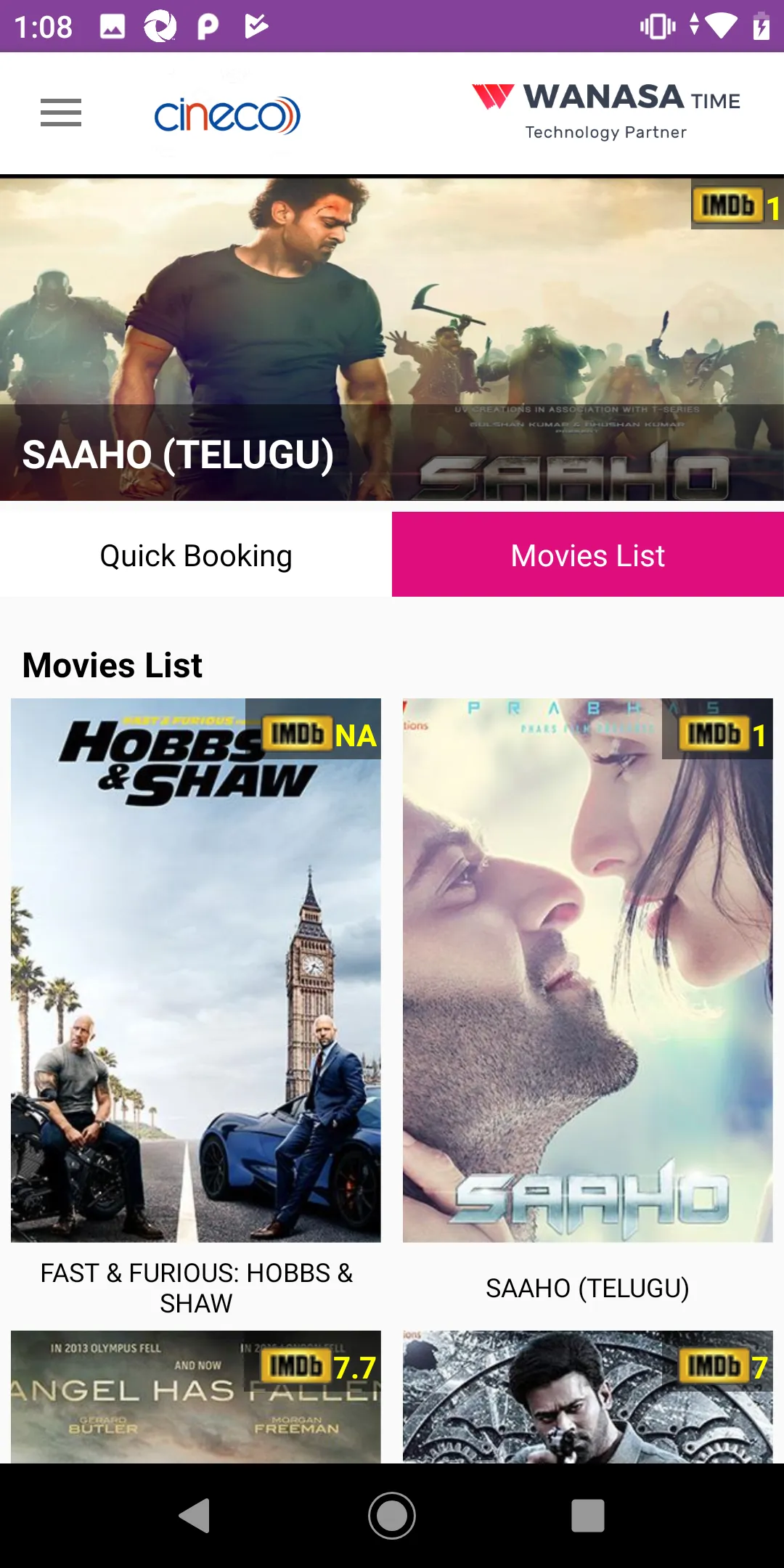 Cineco-Bahrain Cinema Company | Indus Appstore | Screenshot