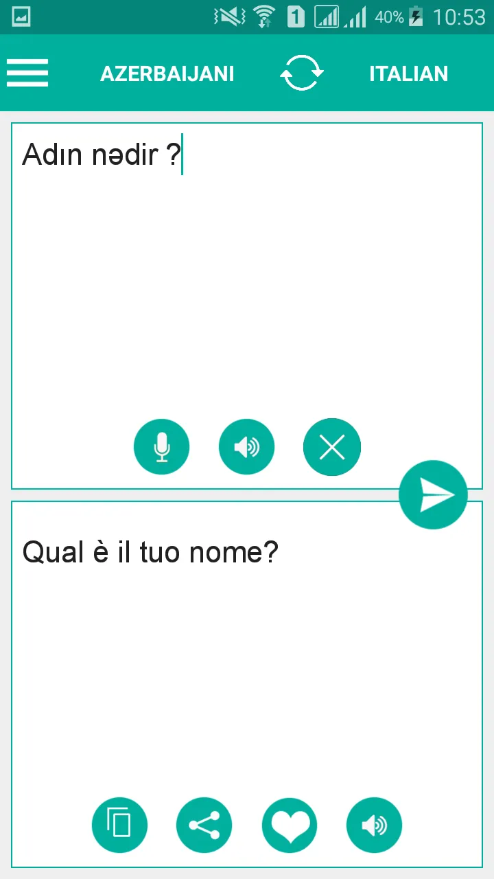 Azerbaijani Italian Translator | Indus Appstore | Screenshot