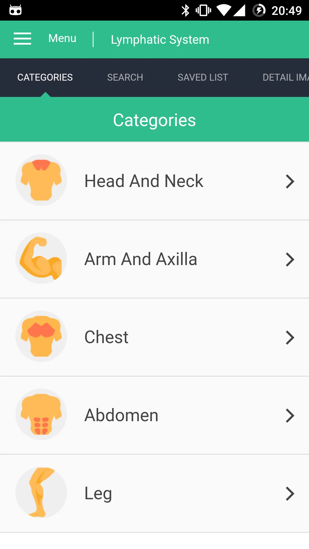 Lymphatic System Reference | Indus Appstore | Screenshot