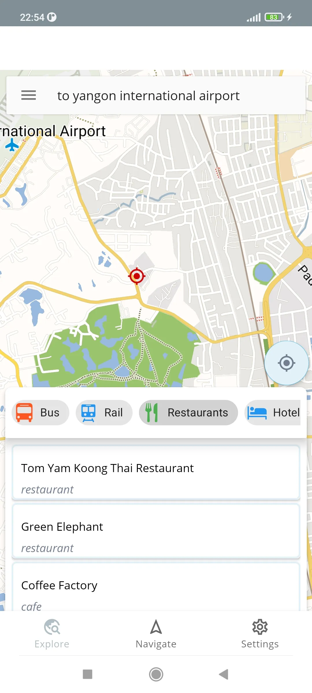 Yangon (Rangoon) Myanmar Map | Indus Appstore | Screenshot