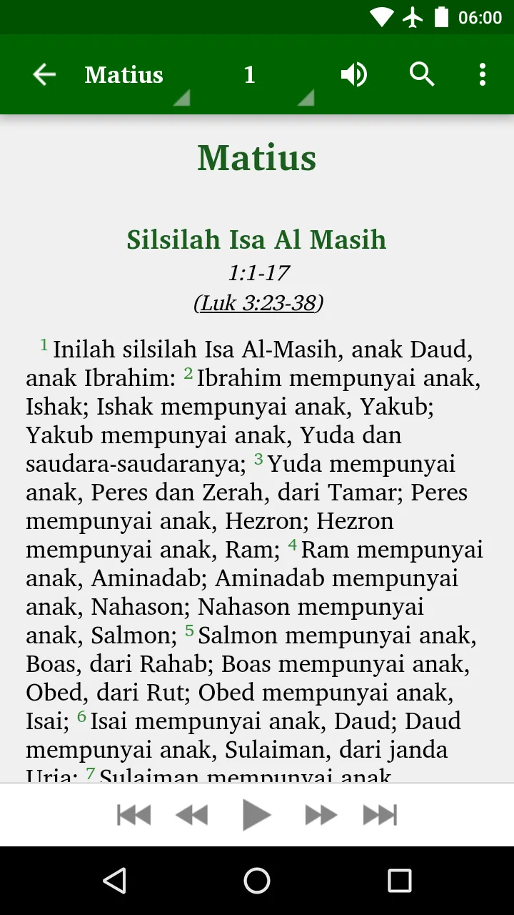 Kitab Suci Audio | Indus Appstore | Screenshot