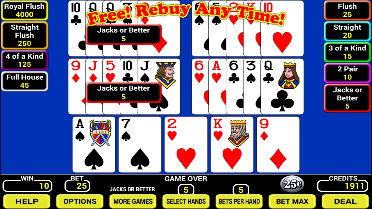 Five Play Poker | Indus Appstore | Screenshot