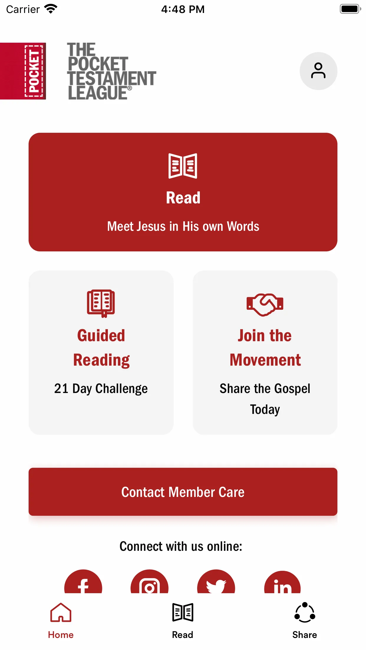 Read Carry Share | Indus Appstore | Screenshot