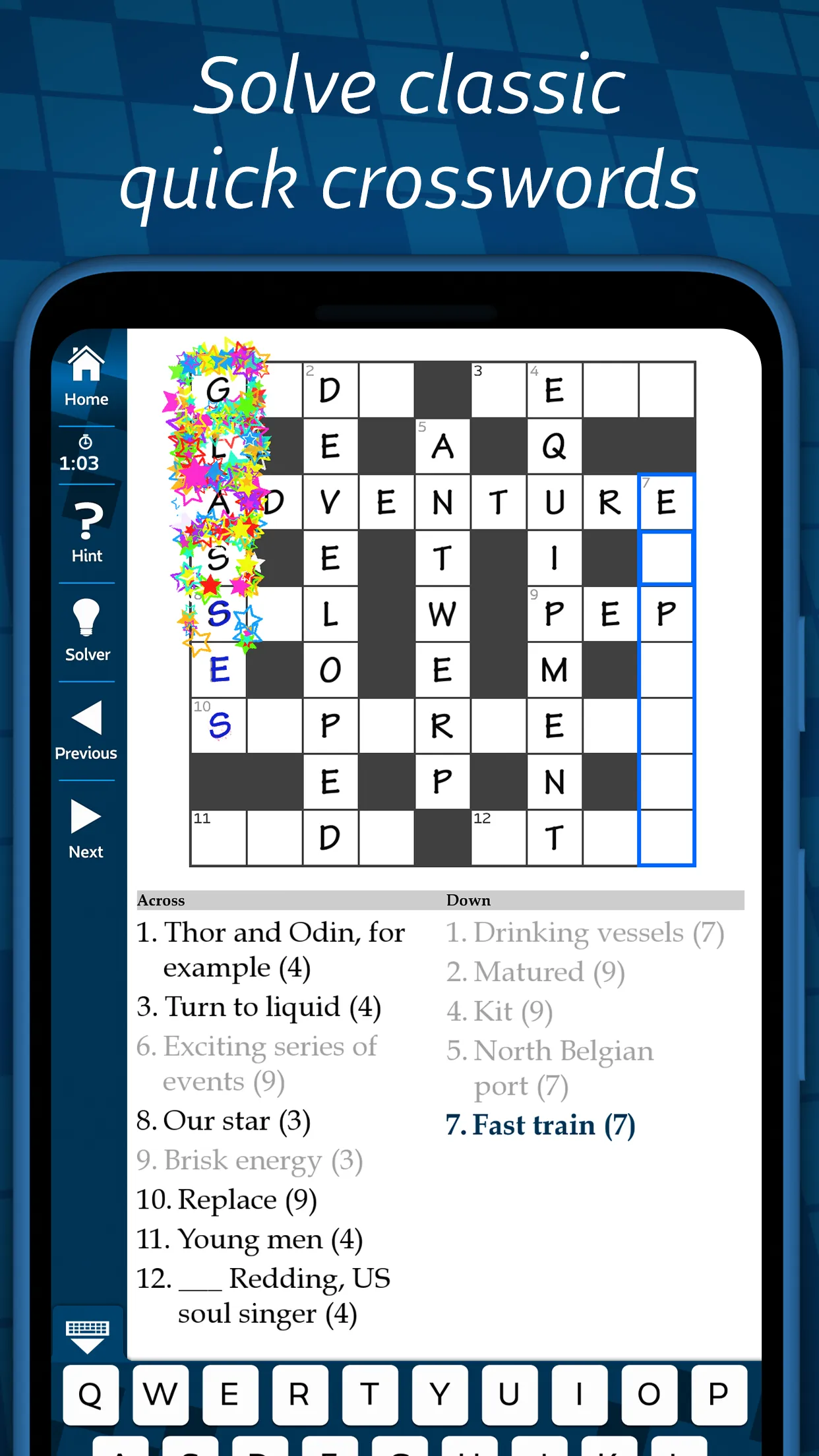 Astraware Crosswords | Indus Appstore | Screenshot