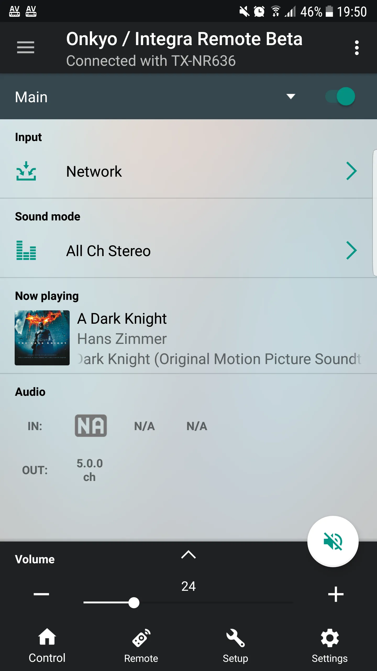 Remote for Onkyo / Integra | Indus Appstore | Screenshot