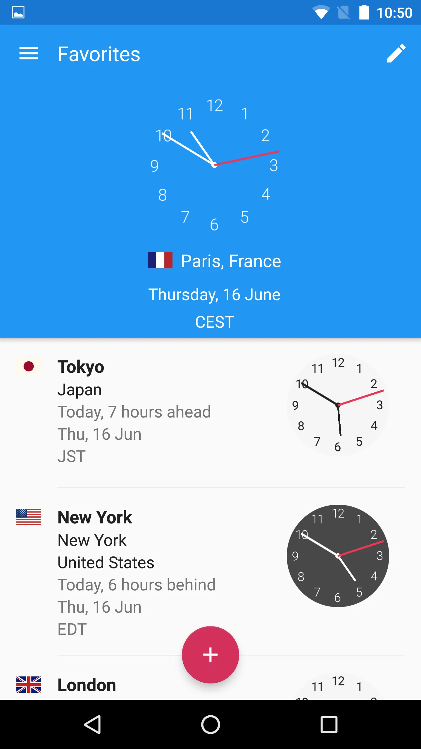 World Clock by timeanddate.com | Indus Appstore | Screenshot