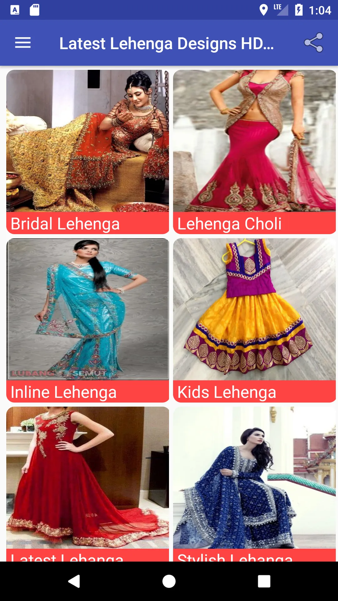 Latest Lehenga Designs HD | Indus Appstore | Screenshot