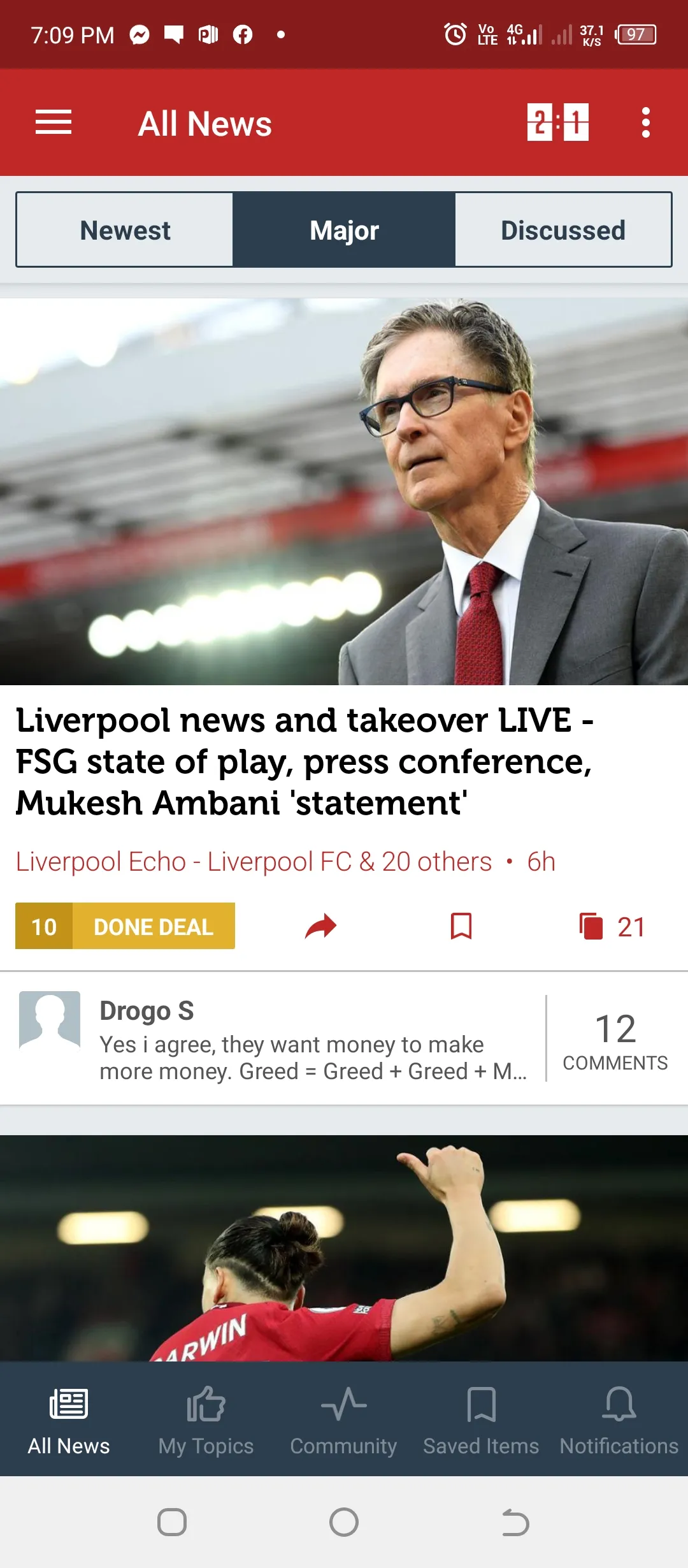 Liverpool Football Unofficial | Indus Appstore | Screenshot