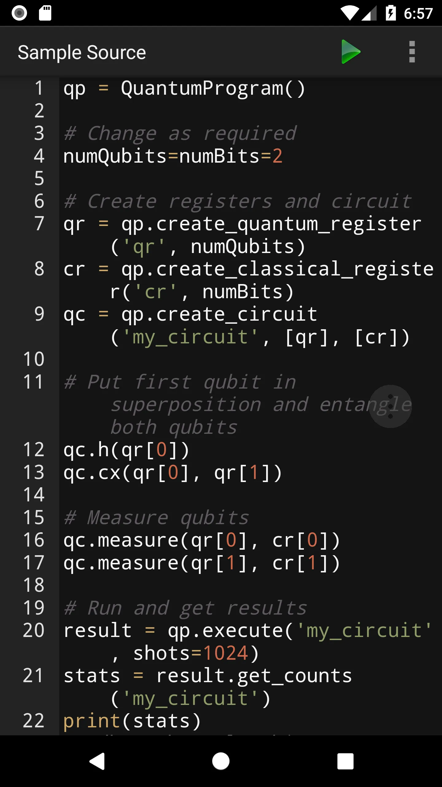 Quantum Programming Compiler | Indus Appstore | Screenshot