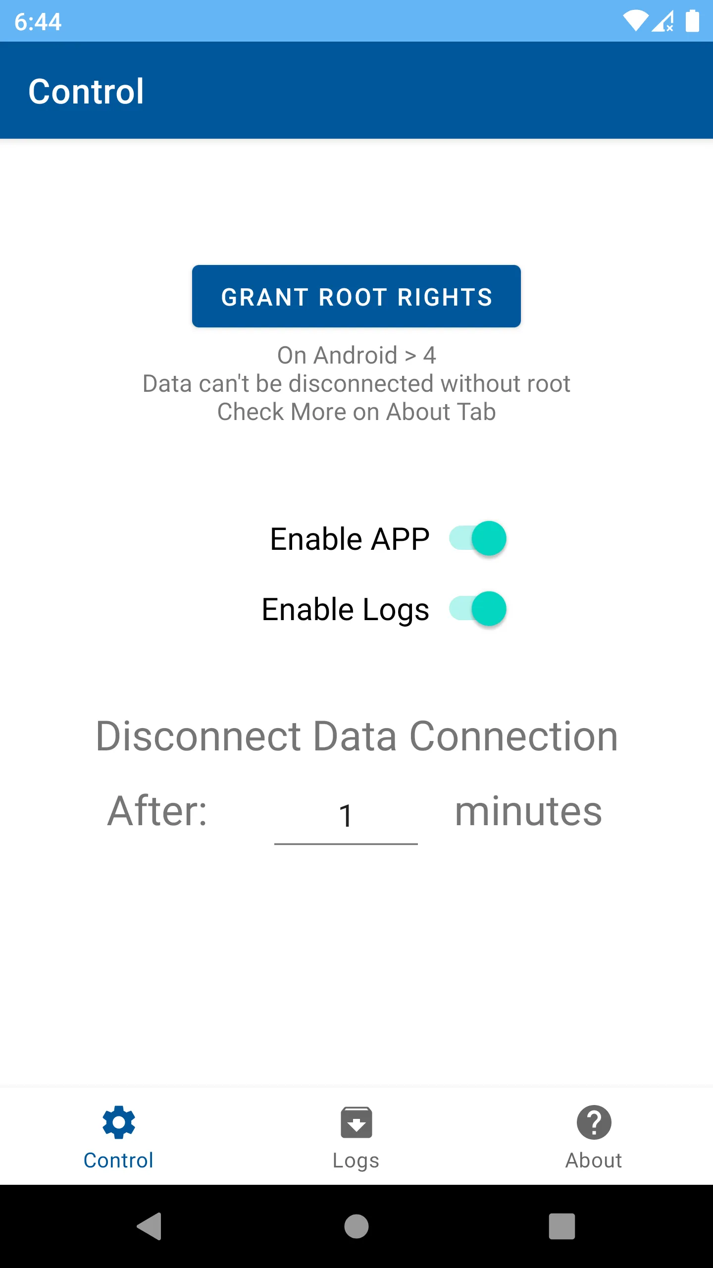 [ROOT] Auto Data Disconnect | Indus Appstore | Screenshot