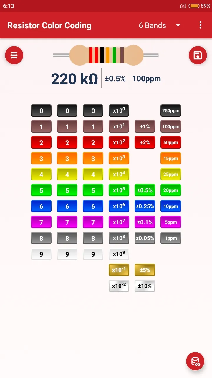 Resistor Color Coding | Indus Appstore | Screenshot