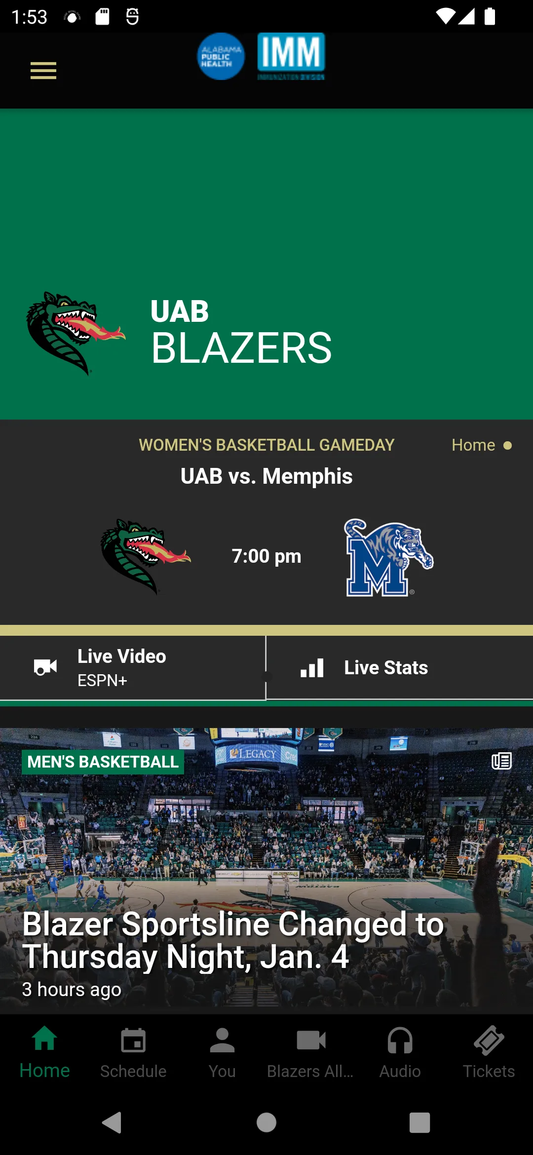 UAB Blazers | Indus Appstore | Screenshot