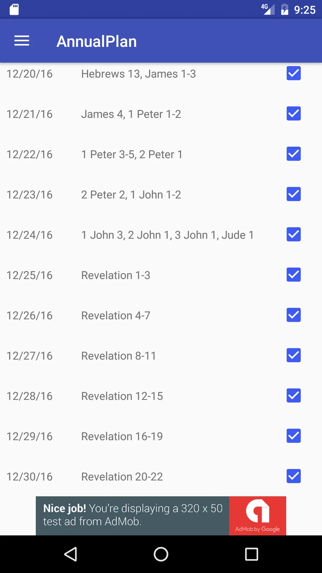 Annual Bible Plan | Indus Appstore | Screenshot