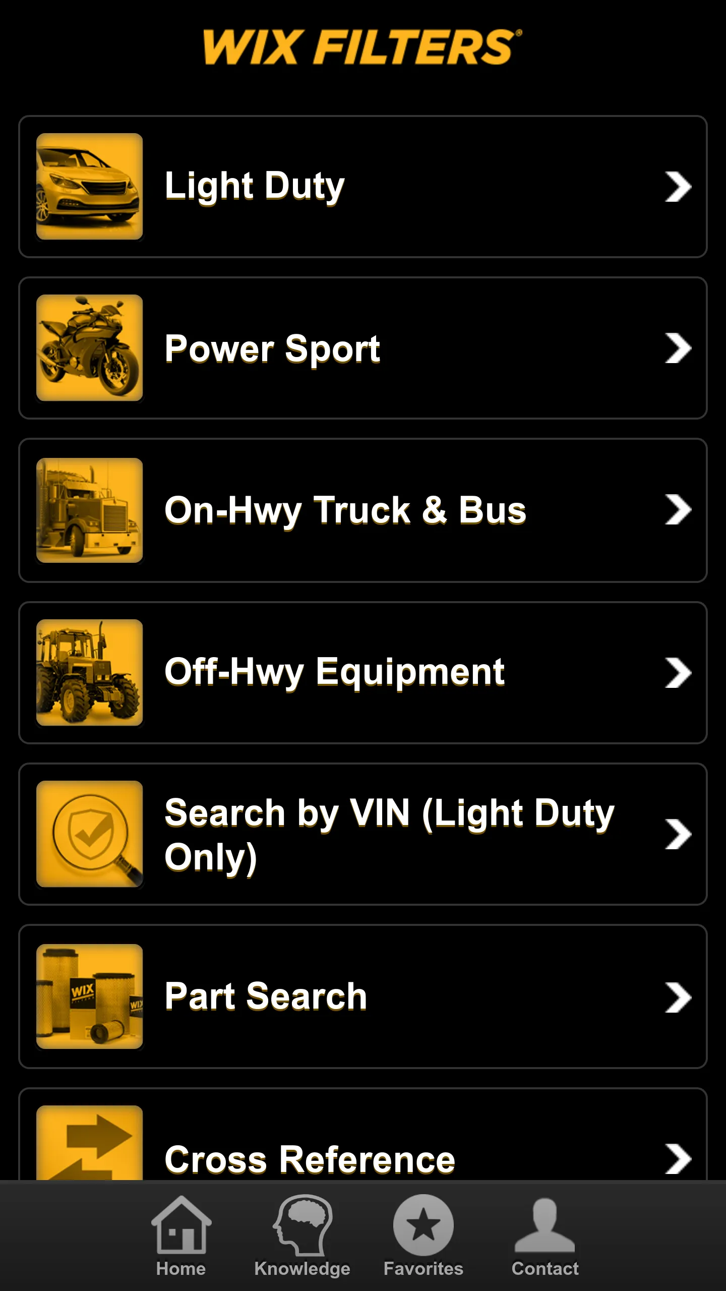 Wix Filters Mobile Catalog | Indus Appstore | Screenshot