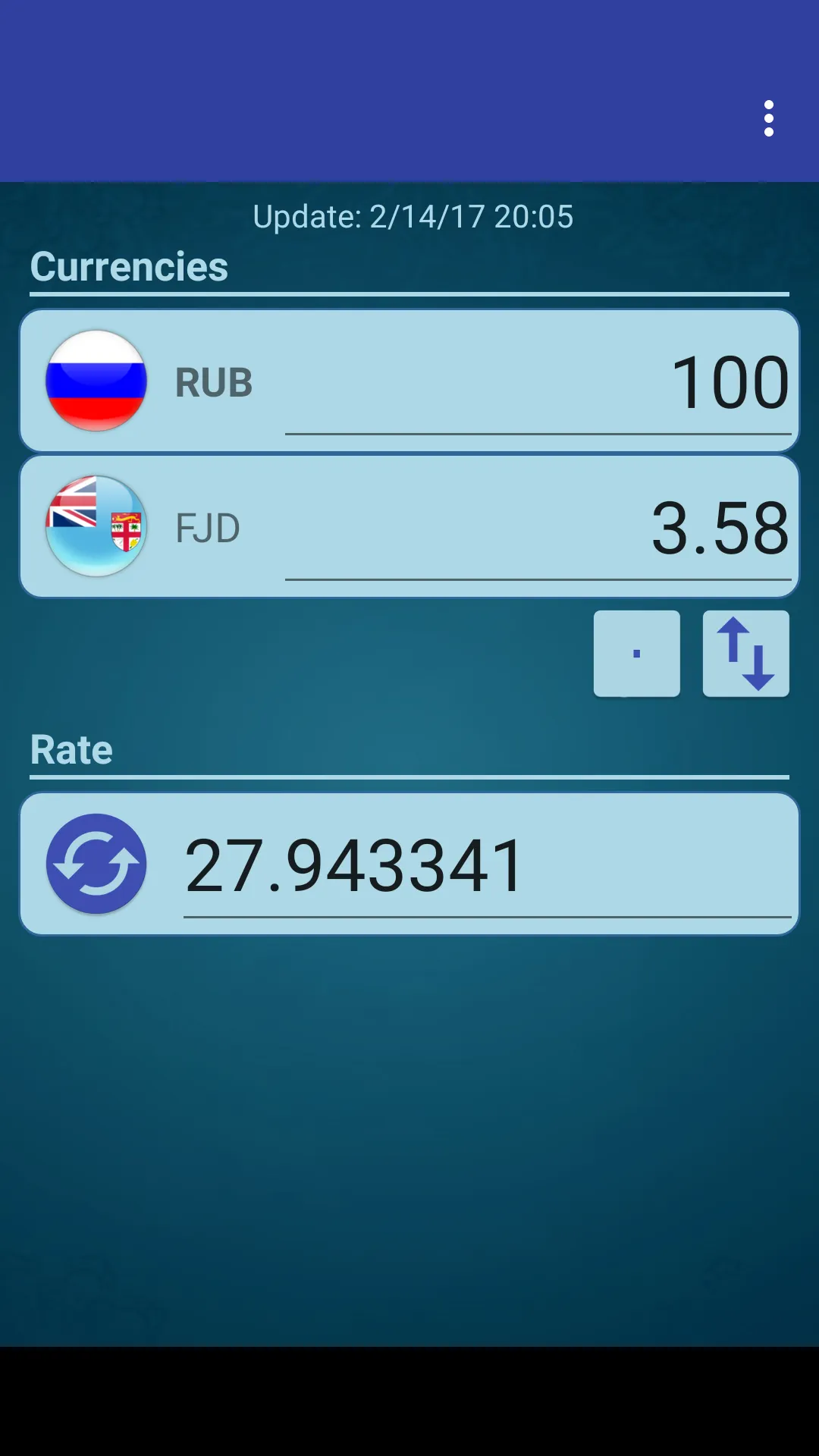 Russian Ruble x Fijian Dollar | Indus Appstore | Screenshot